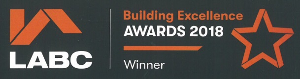 Winner of LABC West of England Building Excellence Award 2018 - Small New Housing Development