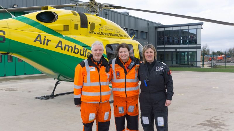 Wiltshire Air Ambulance Moves in to New Airbase article image