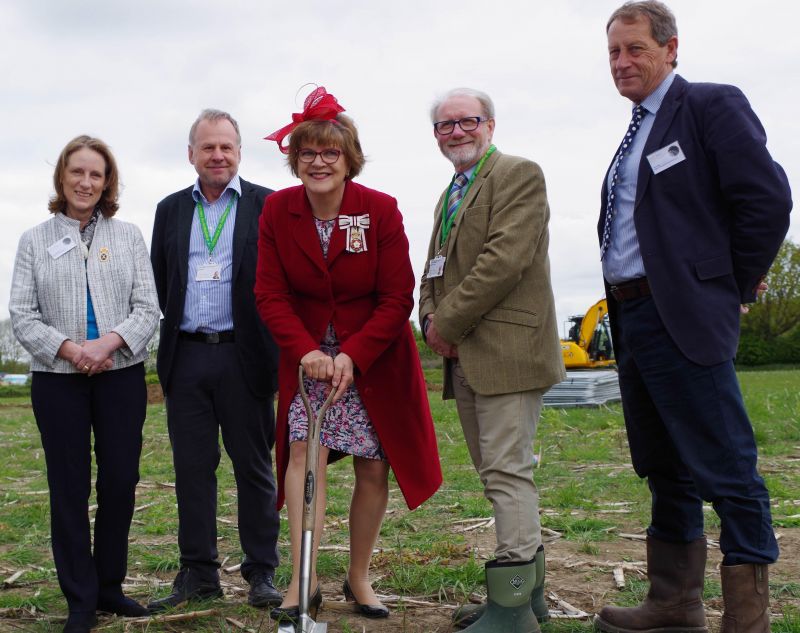 Ground Breaking - Work Begins On Wiltshire Air Ambulance’s New Airbase article image